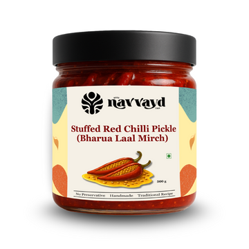 Lal Mirch ka Bharua Achaar | Stuffed Red Chilli Pickle