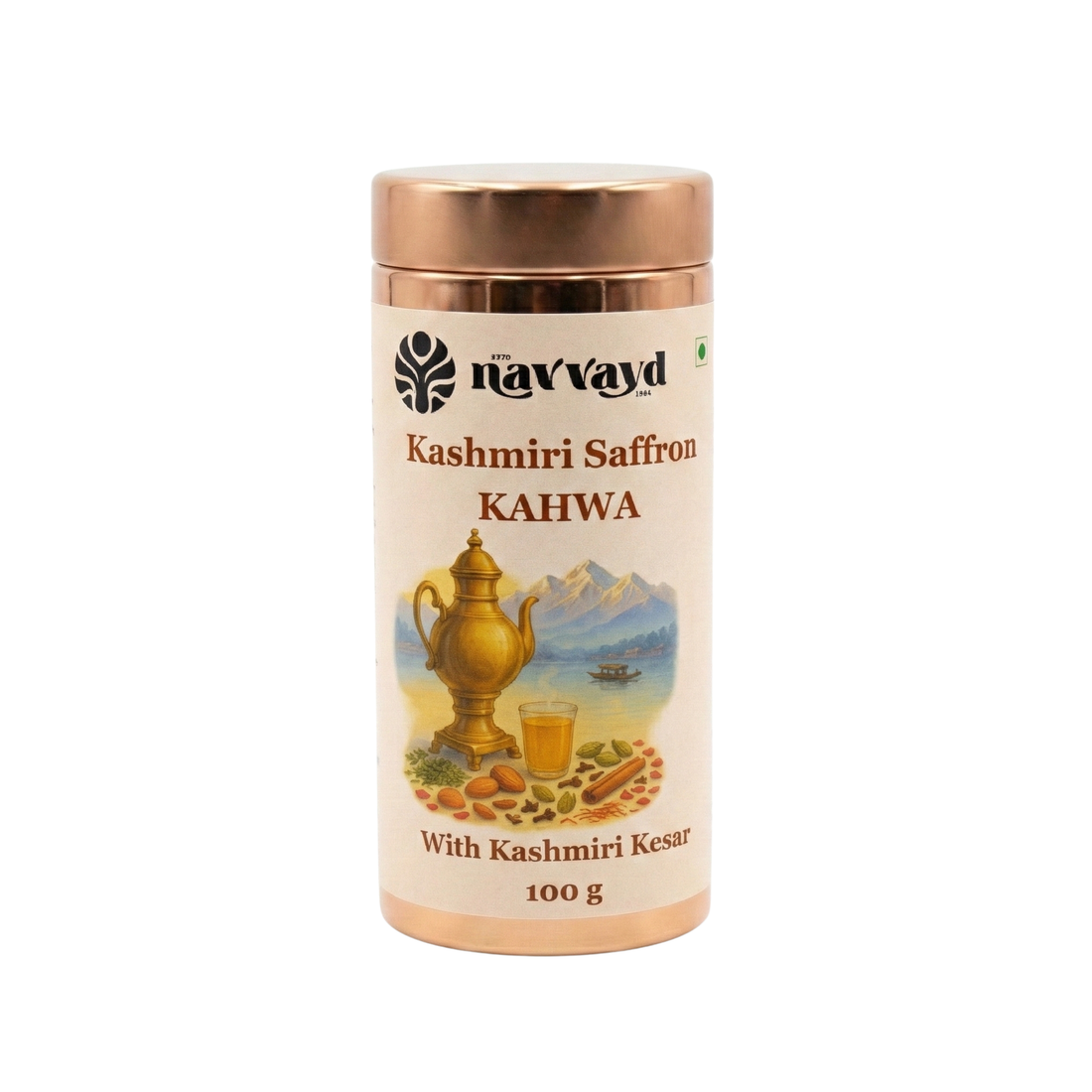 Kashmiri Saffron Kahwa In Tin