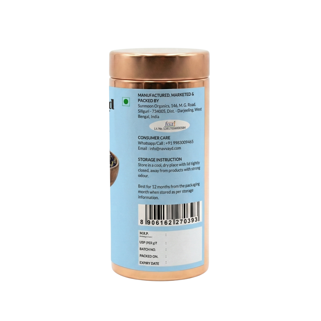 Butterfly Blue Pea In Tin