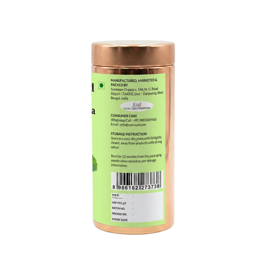 Pure Spearmint In Tin