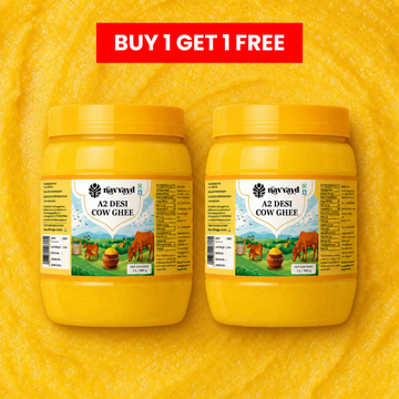 A2 Desi Cow Ghee - Buy 500 ml Get 500 ml Free (Total 1 Litre)