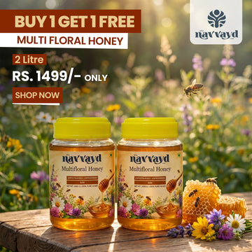 Multifloral Honey 1 Kg  (2 Jars of 1 Kg Each)