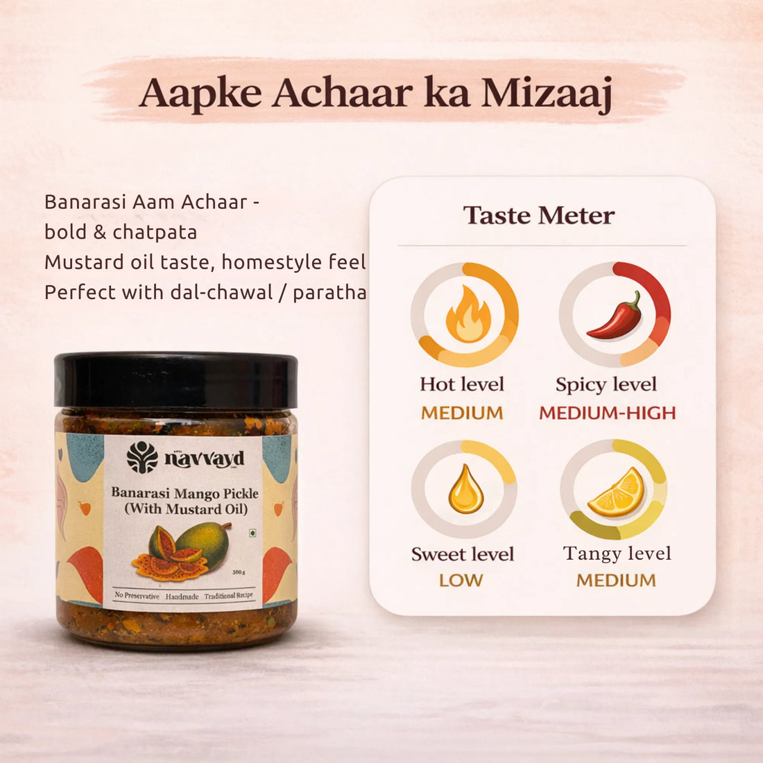 Banarasi Aam Ka Achaar | Banarasi Mango Pickle 500 G x 2 Jars