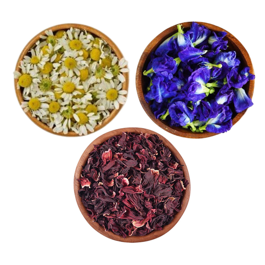 Chamomile - Blue Pea - Hibiscus Herbal Infusion Trial Packs
