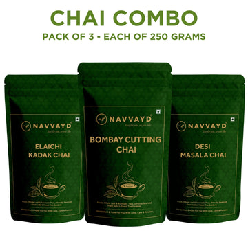 Chai Combo - Elaichi, Desi Masala & Bombay Cutting