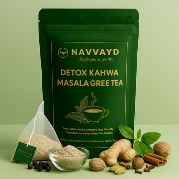 Detox Kahwa Masala Green Tea - Teabags