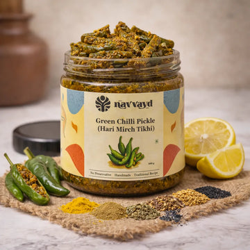 Hari Mirch ka Teekha Achaar | Green Chilli Pickle