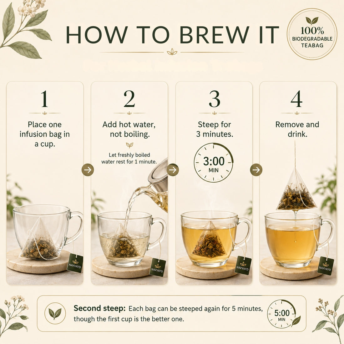 Deep Sleep - Herbal Infusion | Chamomile, Lavender, Valerian