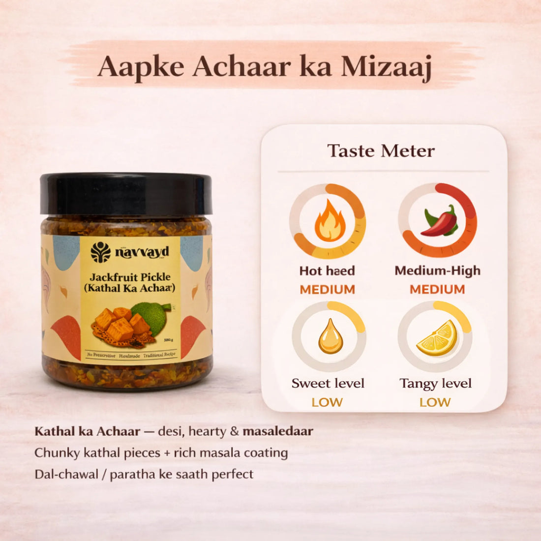 Kathal ka Achaar | Jackfruit Pickle 500 G x 2 Jars