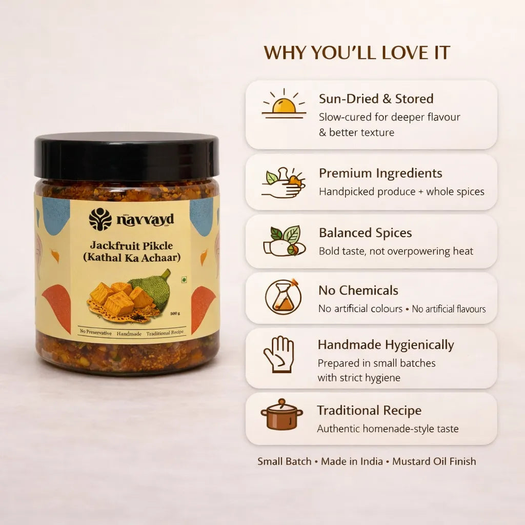 Kathal ka Achaar | Jackfruit Pickle 500 G x 2 Jars