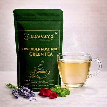 Lavender Rose Mint Green Tea