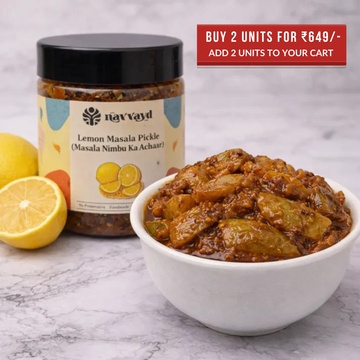 Masala Nimbu Ka Achaar | Lemon Masala Pickle