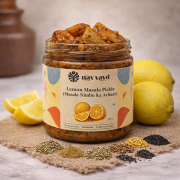Masala Nimbu Ka Achaar | Lemon Masala Pickle