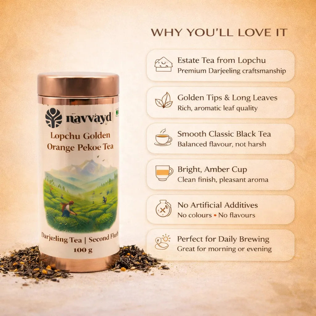 Lopchu Golden Orange Pekoe Tea In Tin