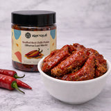 Lal Mirch ka Bharua Achaar | Stuffed Red Chilli Pickle