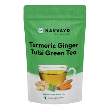 Turmeric Ginger Tulsi Green Tea