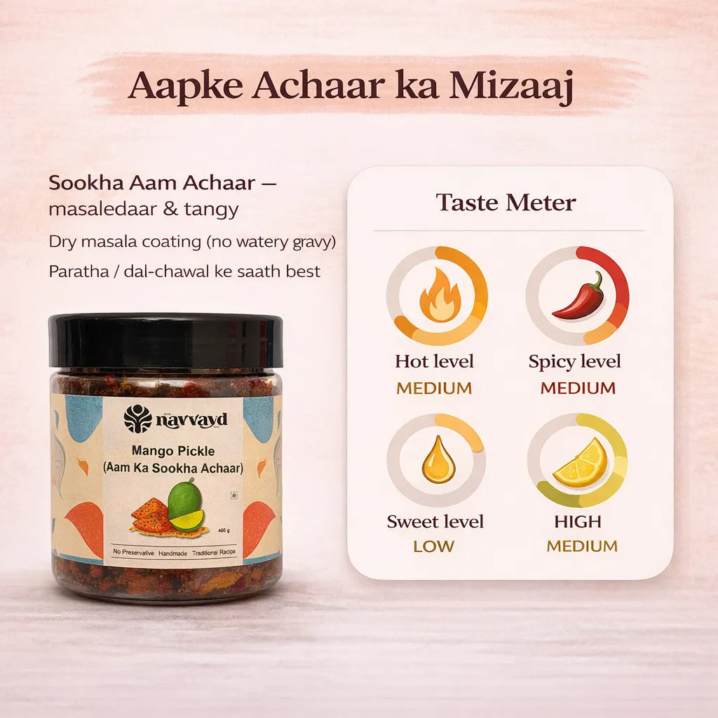 Aam ka Sookha Achaar | Mango Pickle