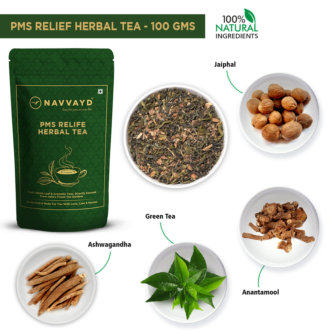 Herbal Infusion – With Shatavari, Ashoka & Anantamool known to support feminine balance