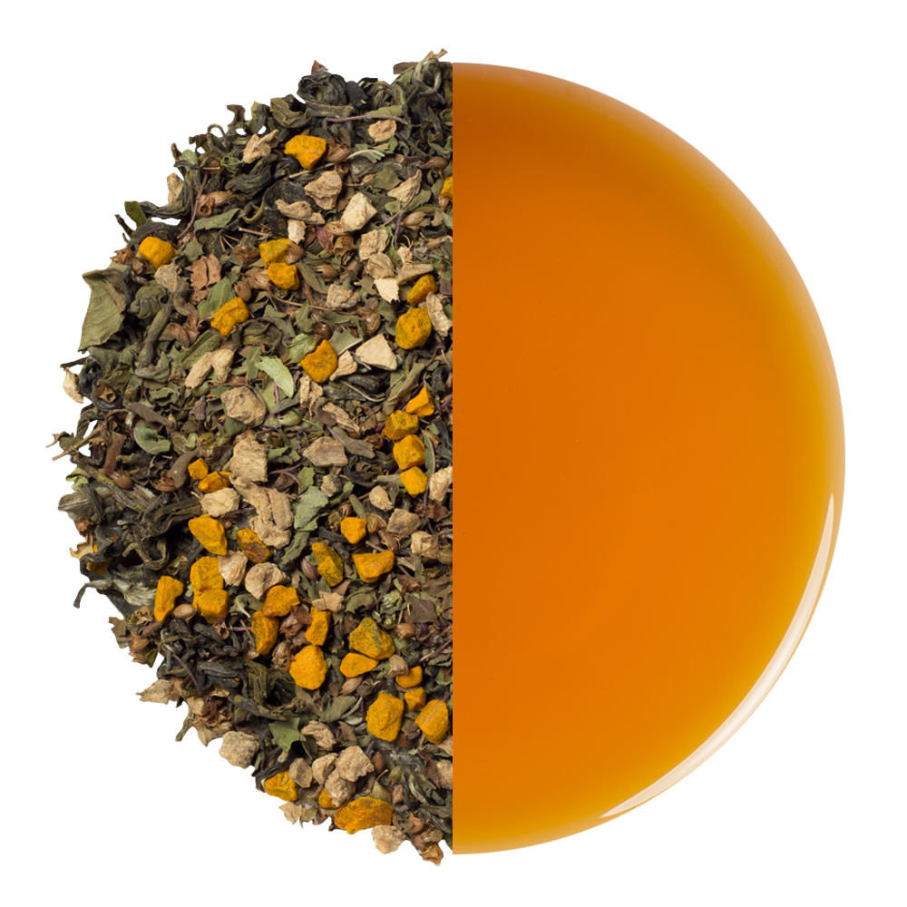 Turmeric Ginger Tulsi Green Tea - Teabags